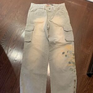 Mason Gray Cargo Straight Leg Pants
